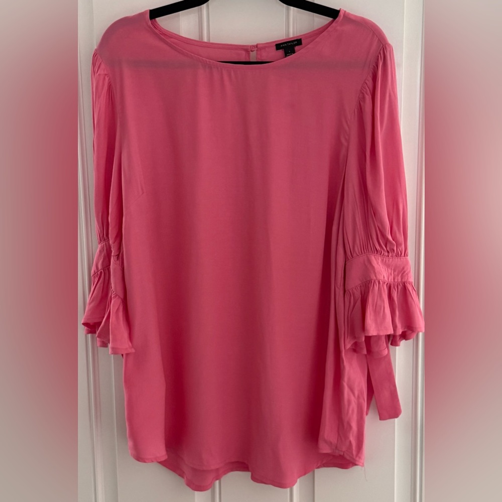 NWT Ann Taylor Pink Blouse